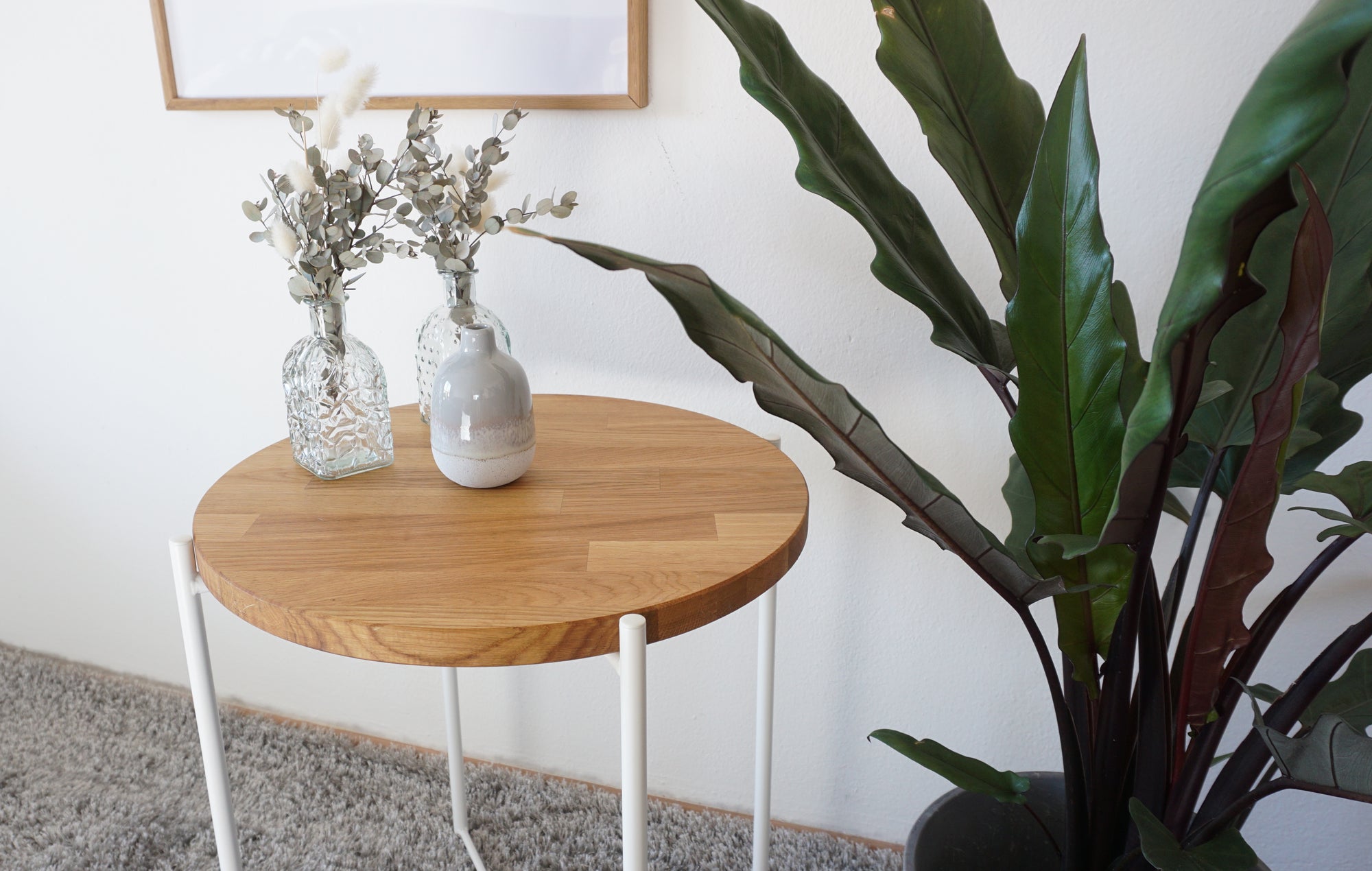 Gladom Tablettisch mit Holzplatte