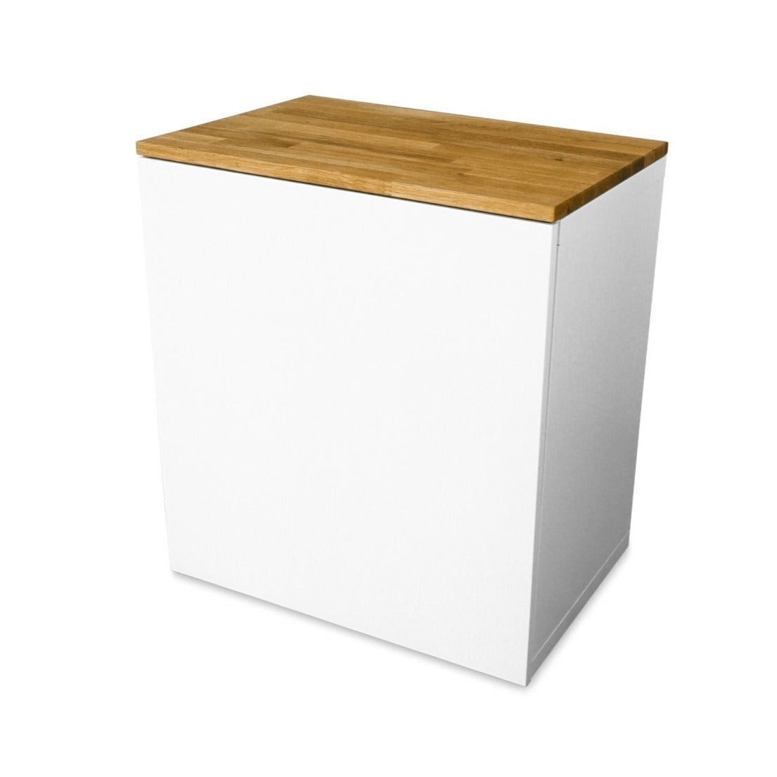 Besta 1 breiter Korpus mit Massivholzdeckplatte in Eiche Natur geölt mit 19mm Stärke