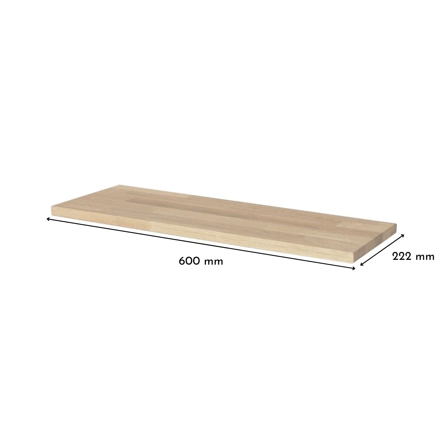 Holzplatte für IKEA Besta 1 schmaler Korpus - OMFORMO