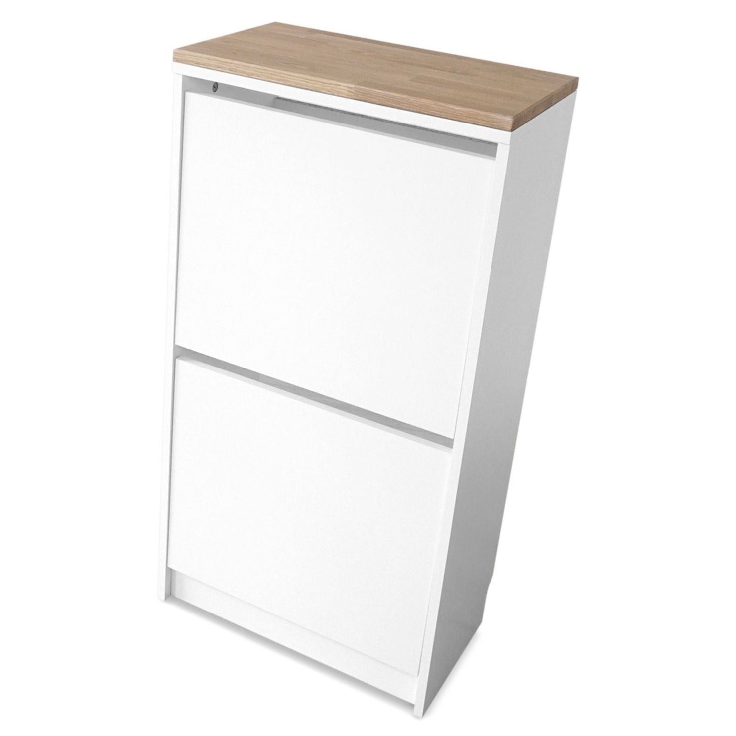 Ikea Bissa 1 mit Holzplatte Eiche Weiß