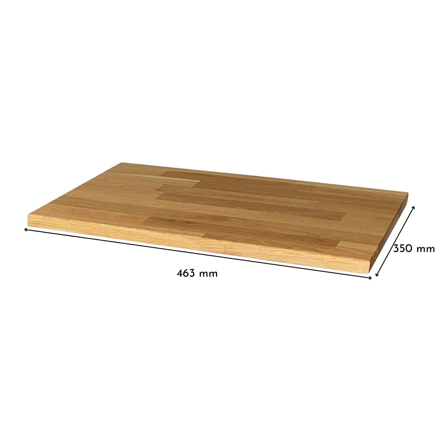 Holzplatte für Hemnes Ablagetisch in Eiche Natur