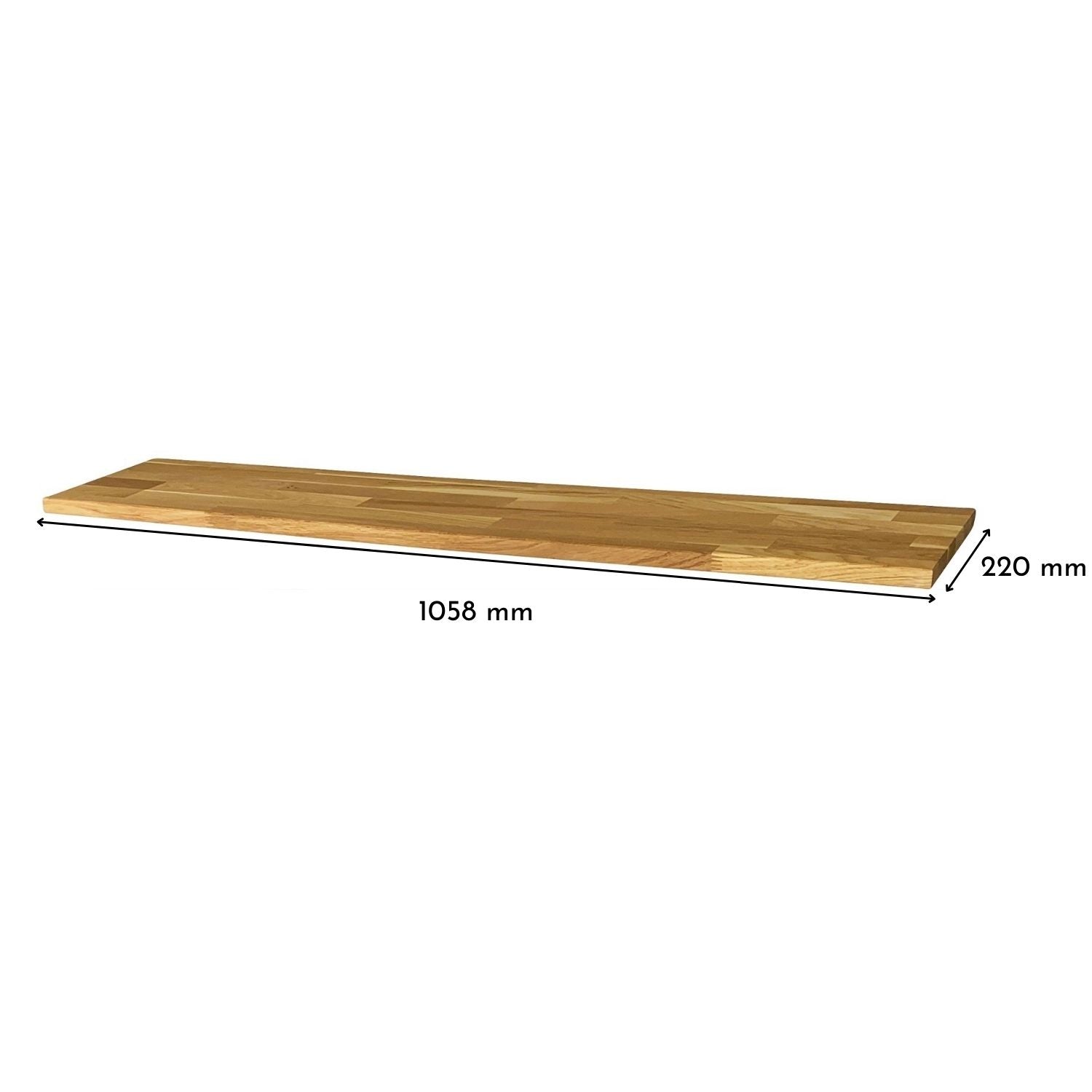Deckplatte in Eiche Natur für Ikea Hemnes Schuhschrank mit 4 Fächern