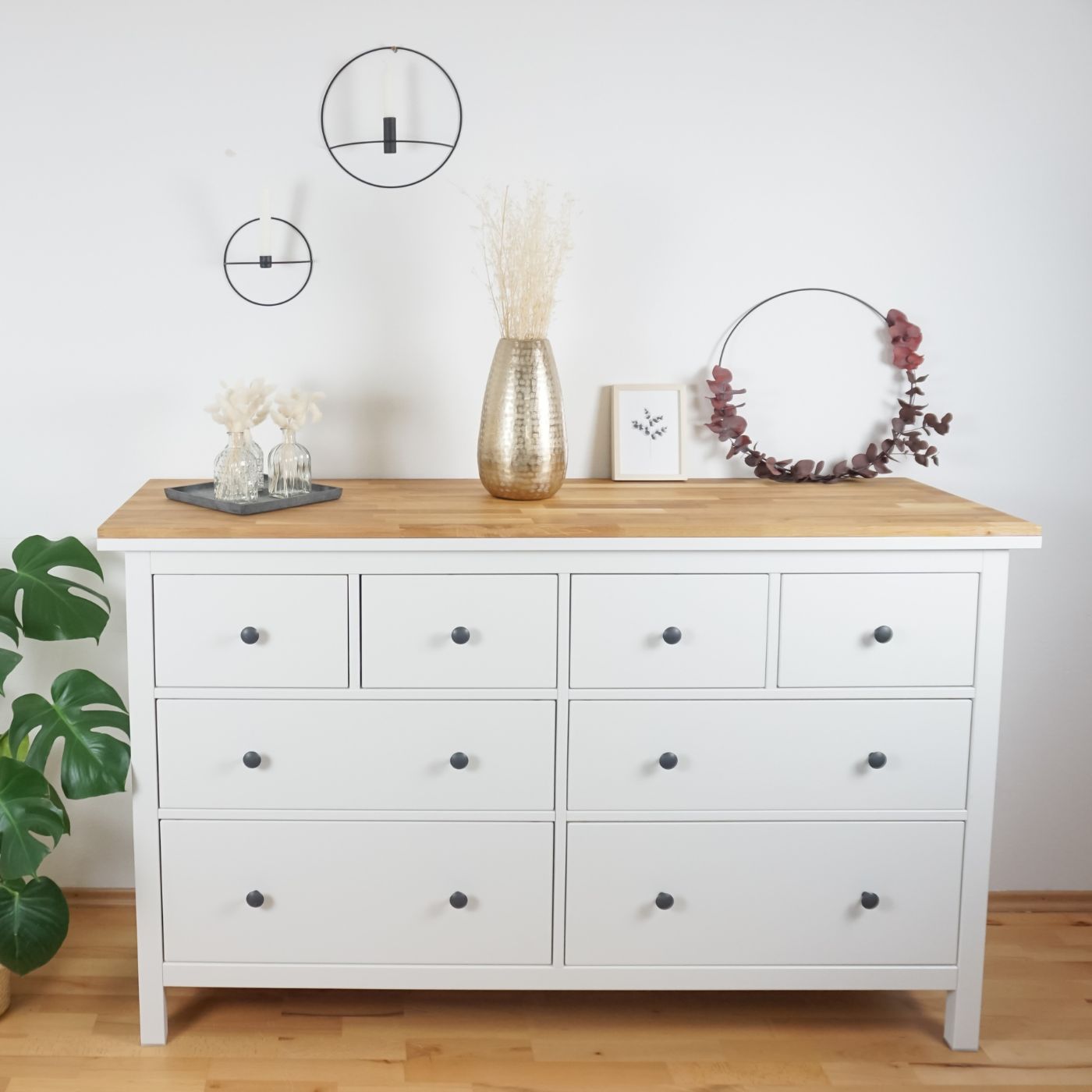IKEA HEMNES Kommode 2 mit Deckplatte