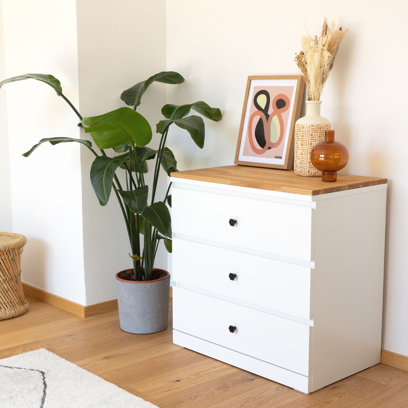IKEA MALM Kommode mit Deckplatte