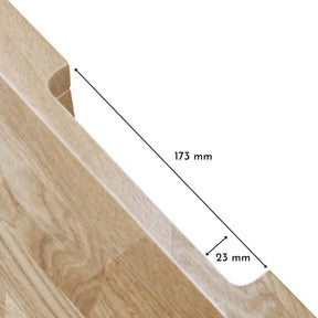 Holzplatte für IKEA Besta 2 breiter Korpus - OMFORMO