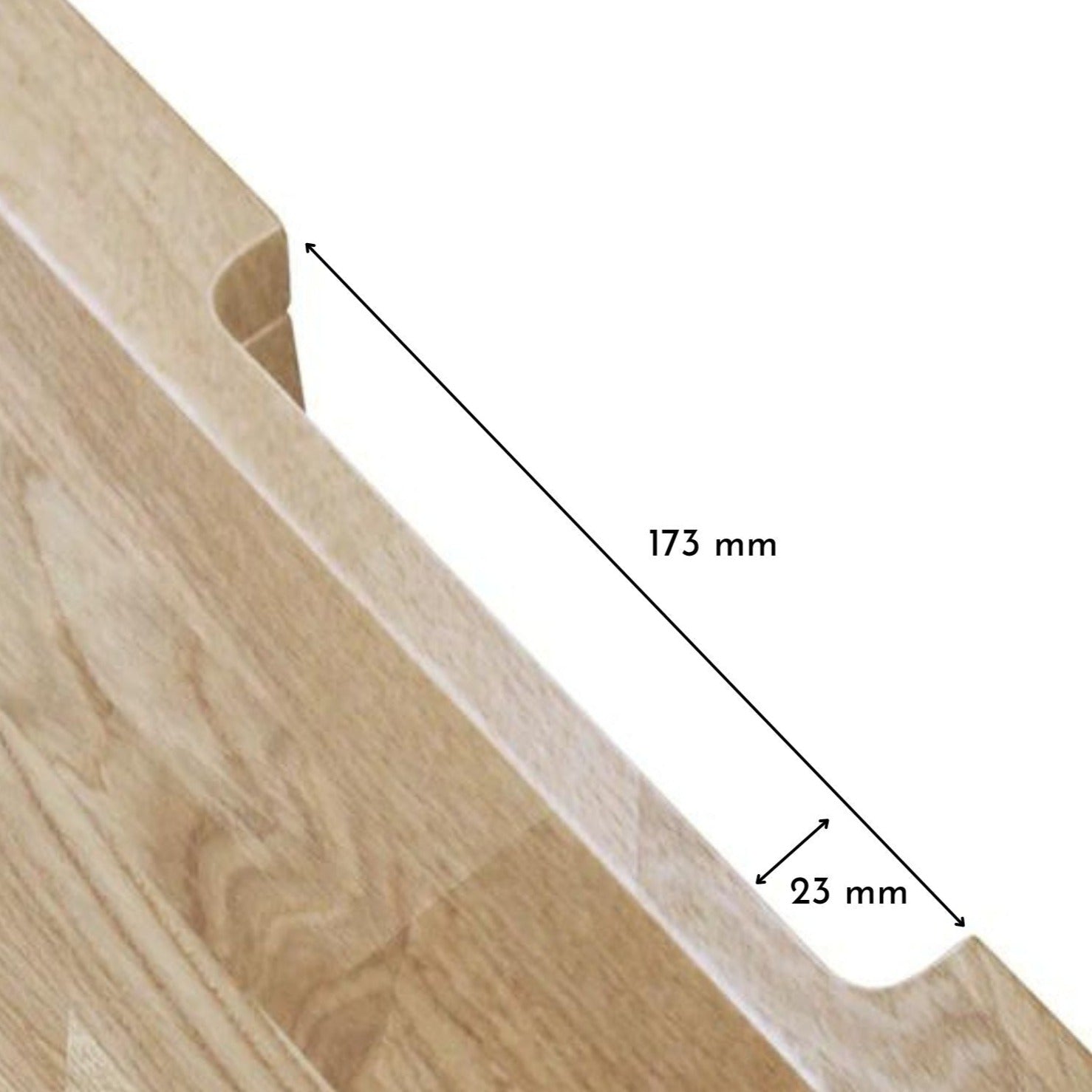 Holzplatte für IKEA Besta 4 breiter Korpus - OMFORMO
