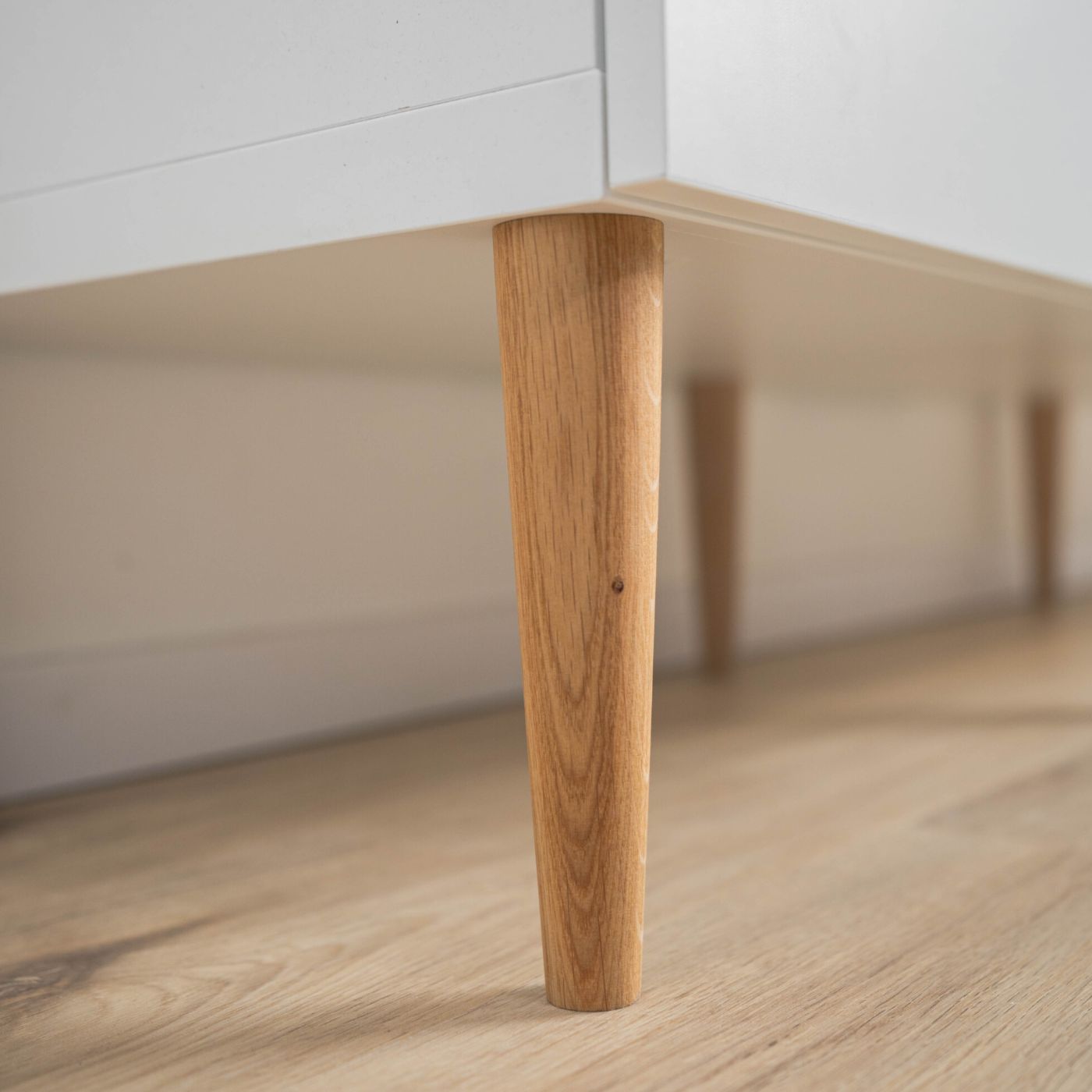 Möbelfüße Eiche Höhe 20 cm