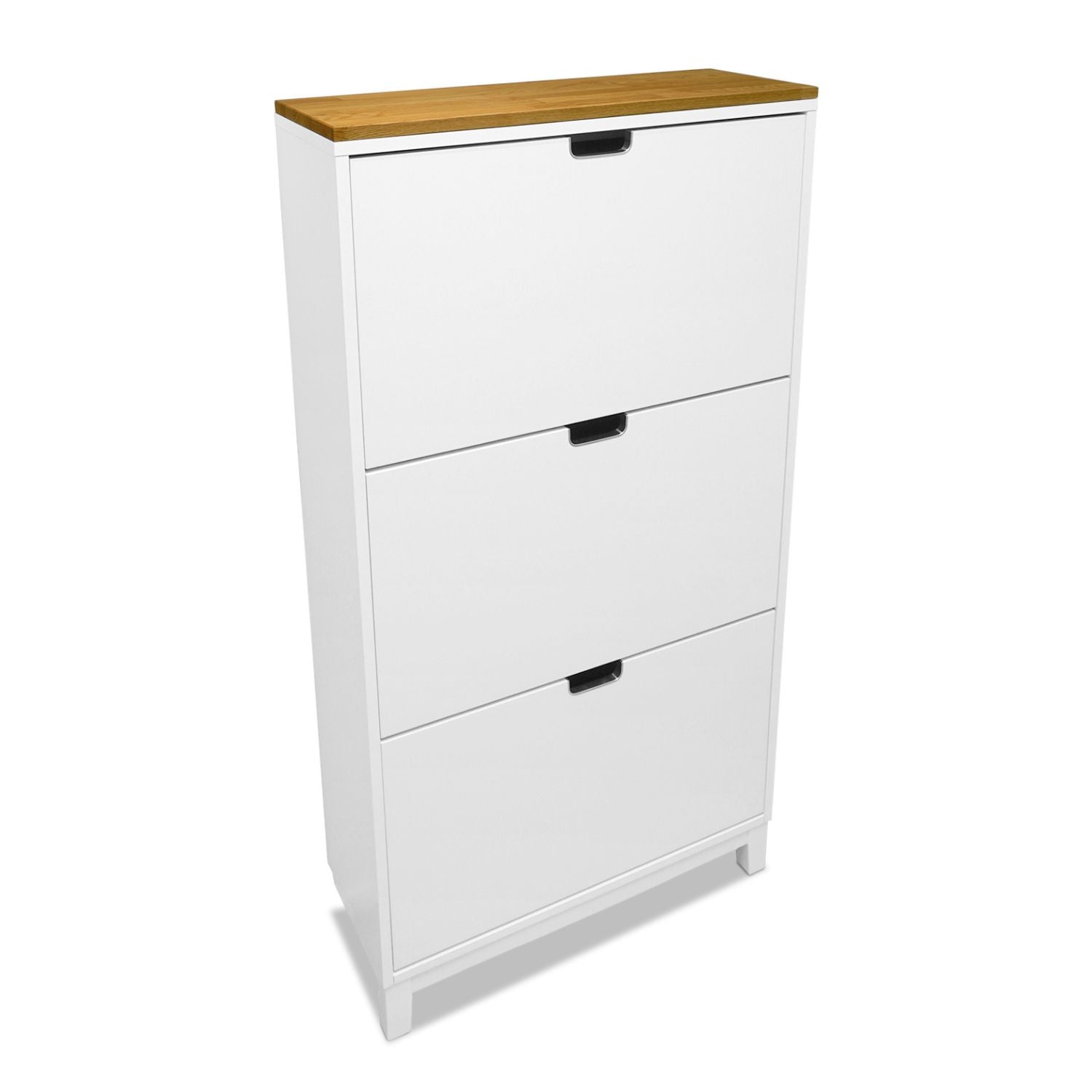 Ikea Ställ Schuhschrank mit Holzplatte Eiche Natur