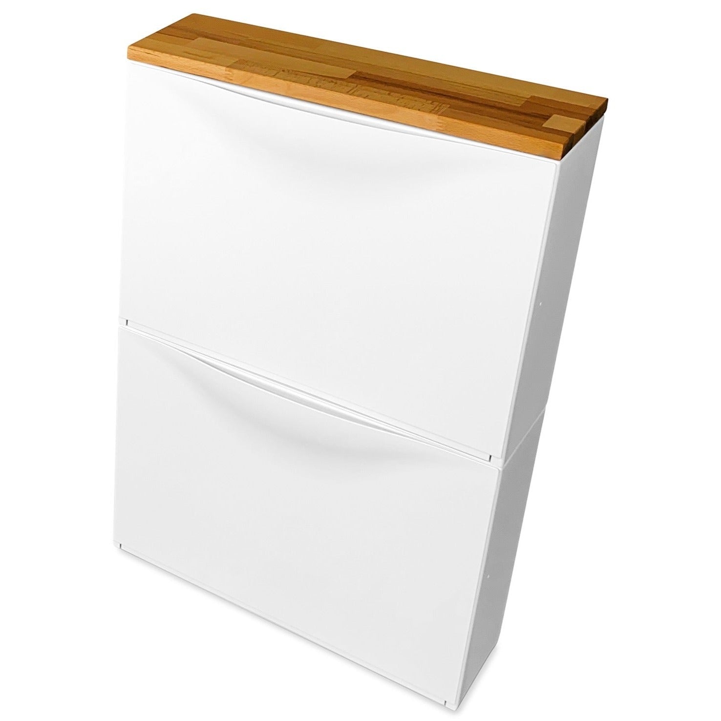 Ikea Trones Schuhschrank 1 Fach breit mit Deckplatte in Kernbuche