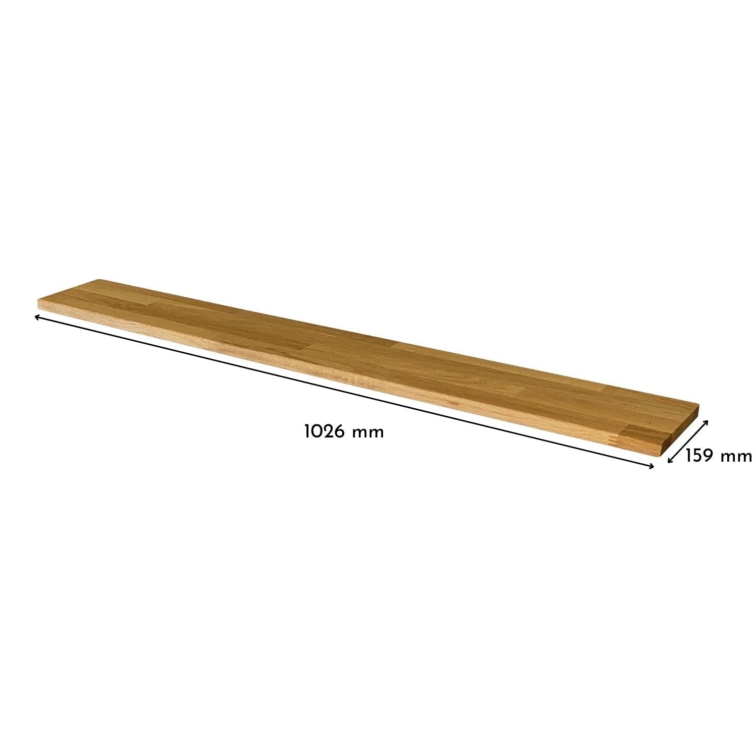 Deckplatte in Eiche Natur für Ikea Trones Schuhschrank 2 Fächer breit