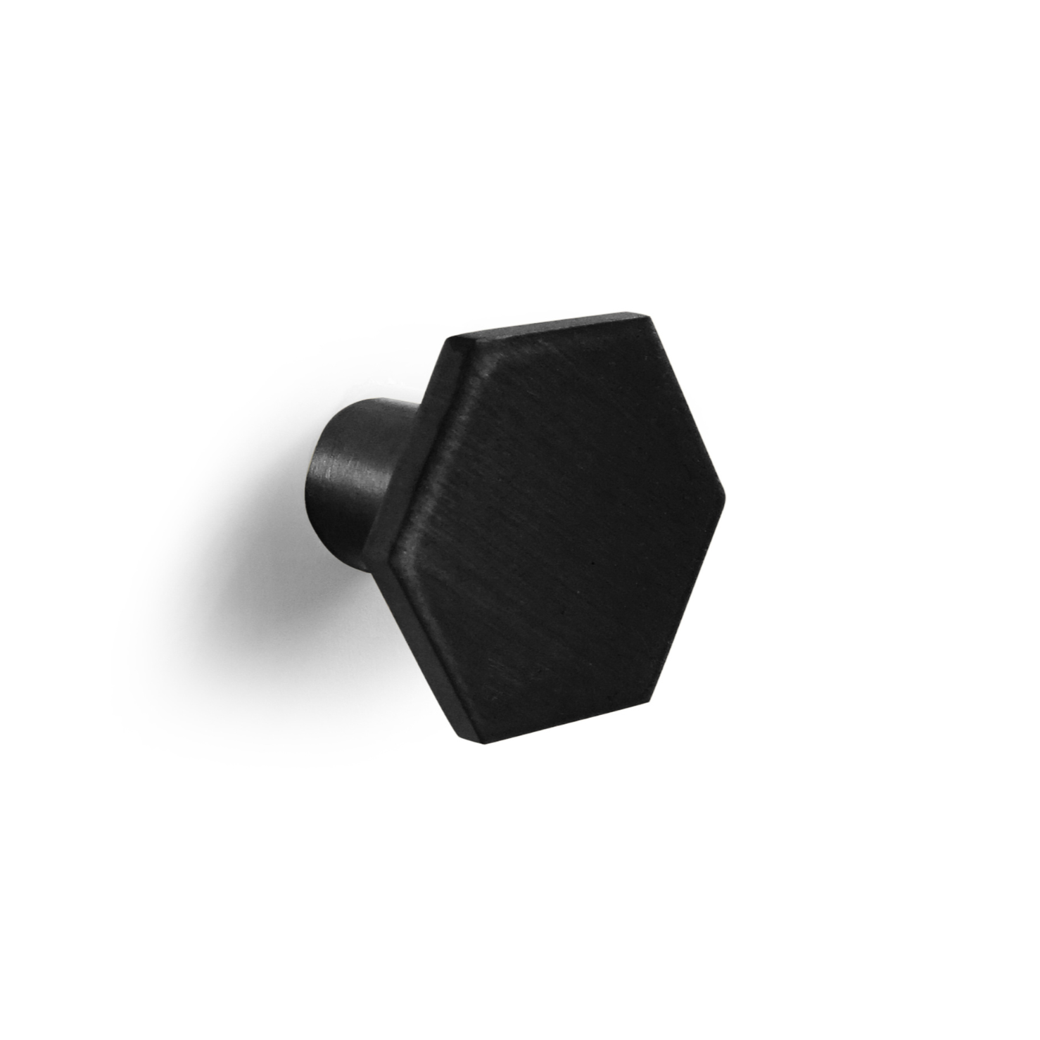 Möbelknopf Hexa Mini Schwarz