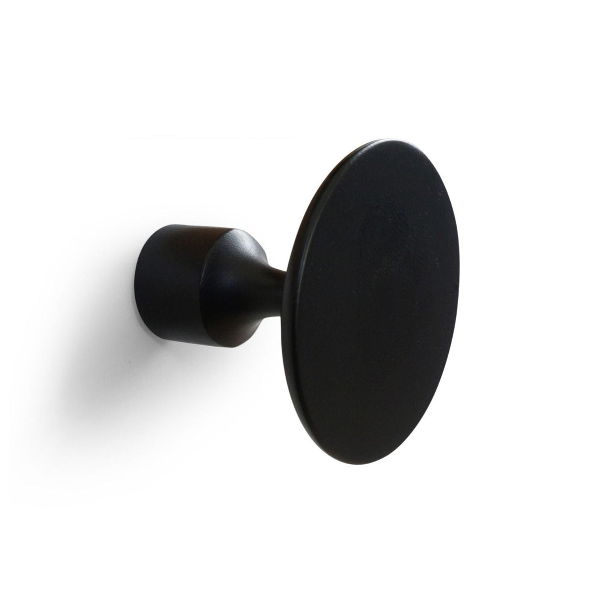 Möbelknopf Platta schwarz