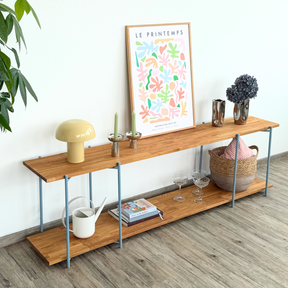 Holzplatten für IKEA GLADOM Sideboard Hack aus massiver Eiche - Natur geölt