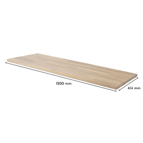 Holzplatte für Ikea Besta 2 Breiter Korpus, Eiche Weiß geölt, Stärke 19 mm