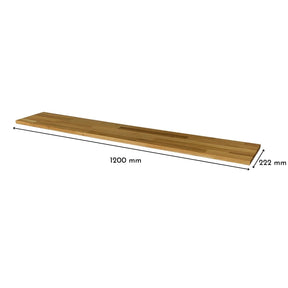 Holzplatte für IKEA Besta Eiche Natur 19mm