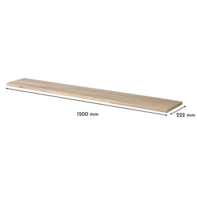 Holzplatte für IKEA Besta Eiche Weiß 19mm