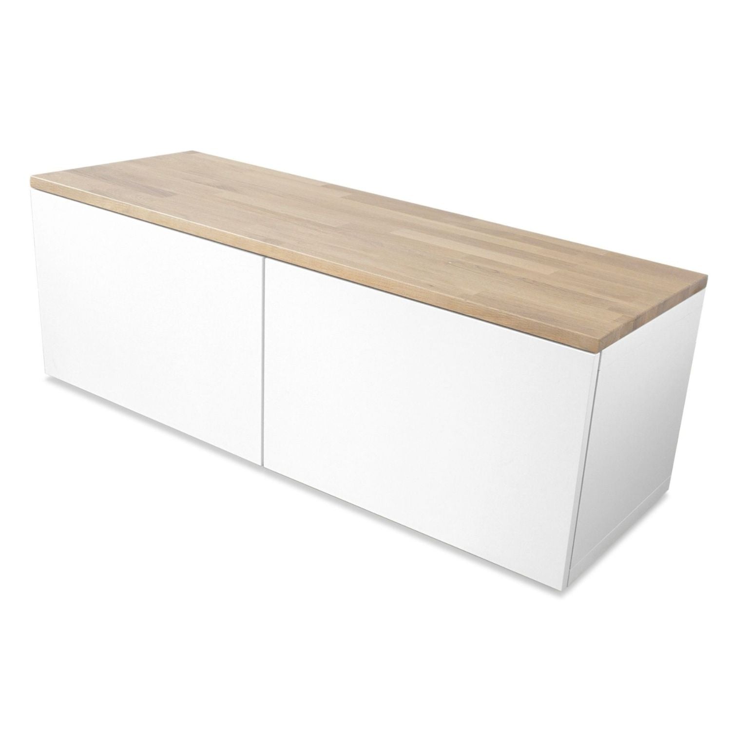 Holzplatte für IKEA Besta 2 breiter Korpus