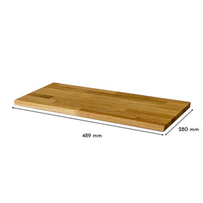Holzplatte für Ikea Bissa 1 Eiche Natur