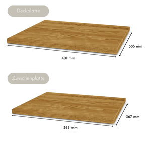 Deckplatten Bundle Ikea Vikhammer Eiche Natur