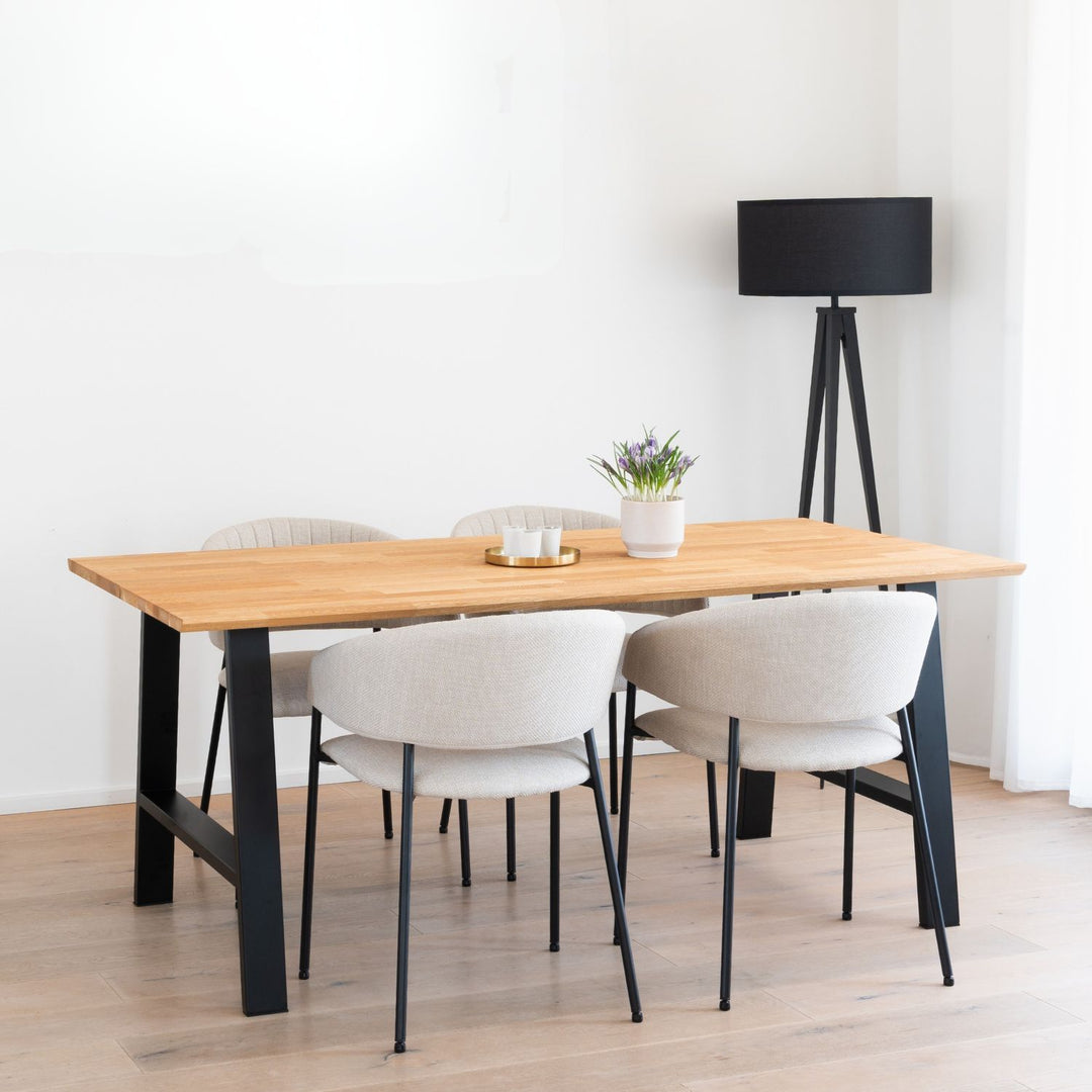 Massivholz Esstisch Klyfta 180 x 90 cm