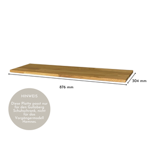 Holzplatte für IKEA Gullaberg Schuhschrank mit 2 Fächern - OMFORMO