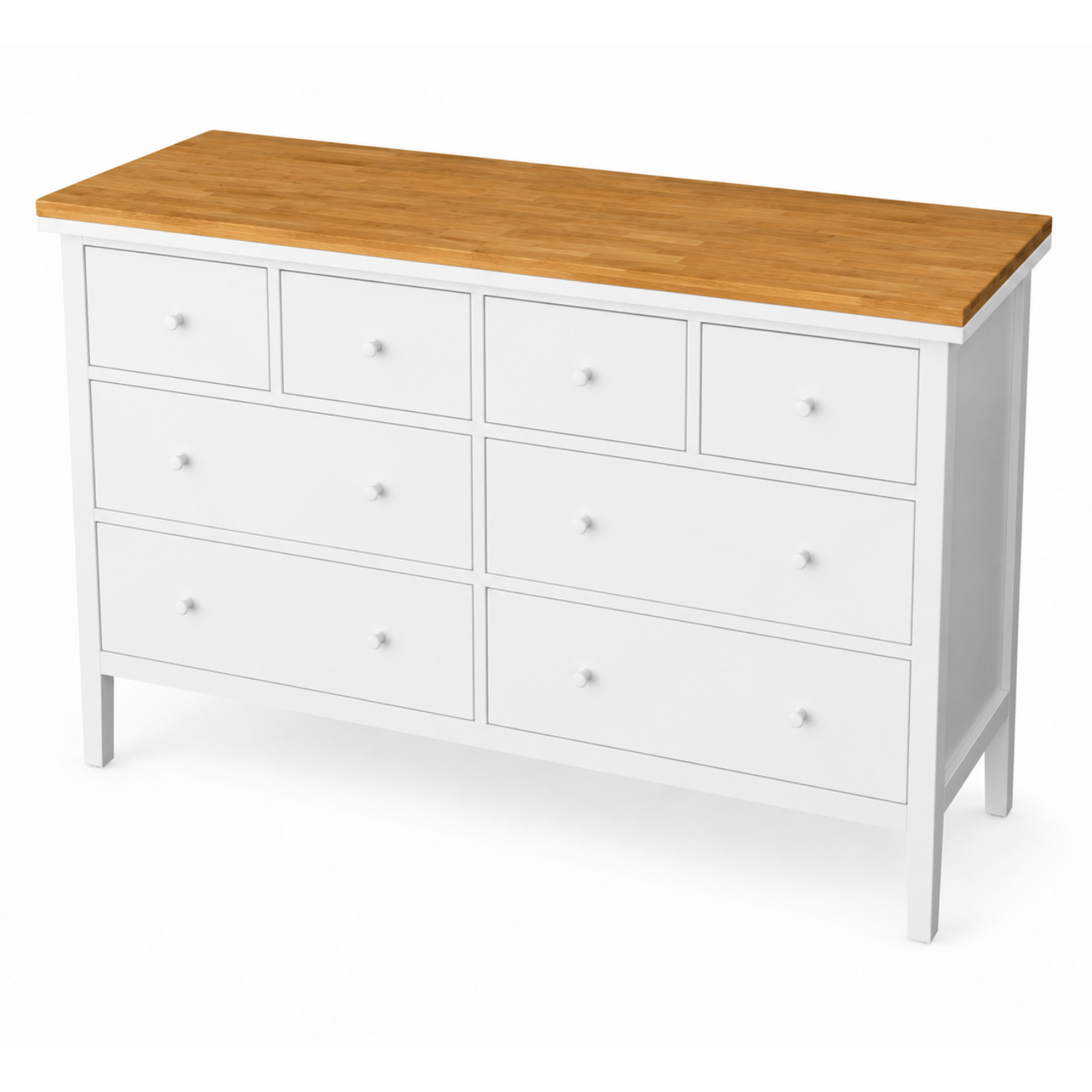 Holzplatte für IKEA Gullaberg Kommode mit 8 Schubladen