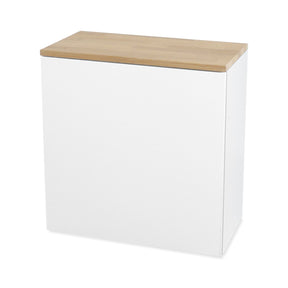 Ikea Knoxhult Wandschrank mit Holzplatte Eiche Weiß