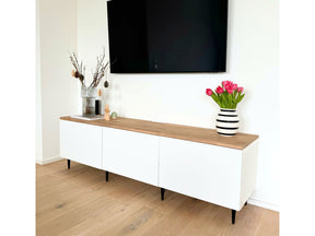 Holzplatte für IKEA Besta 3  breiter Korpus - OMFORMO