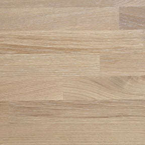 Malm Nachttisch mit Massivholzdeckplatte in Eiche Weiß geölt Holzstrukturbild