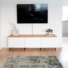 Holzplatte für IKEA Besta 3  breiter Korpus