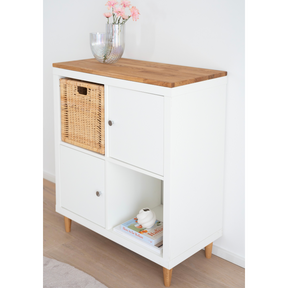 Holzplatte für IKEA Kallax Regal 2 Fächer breit