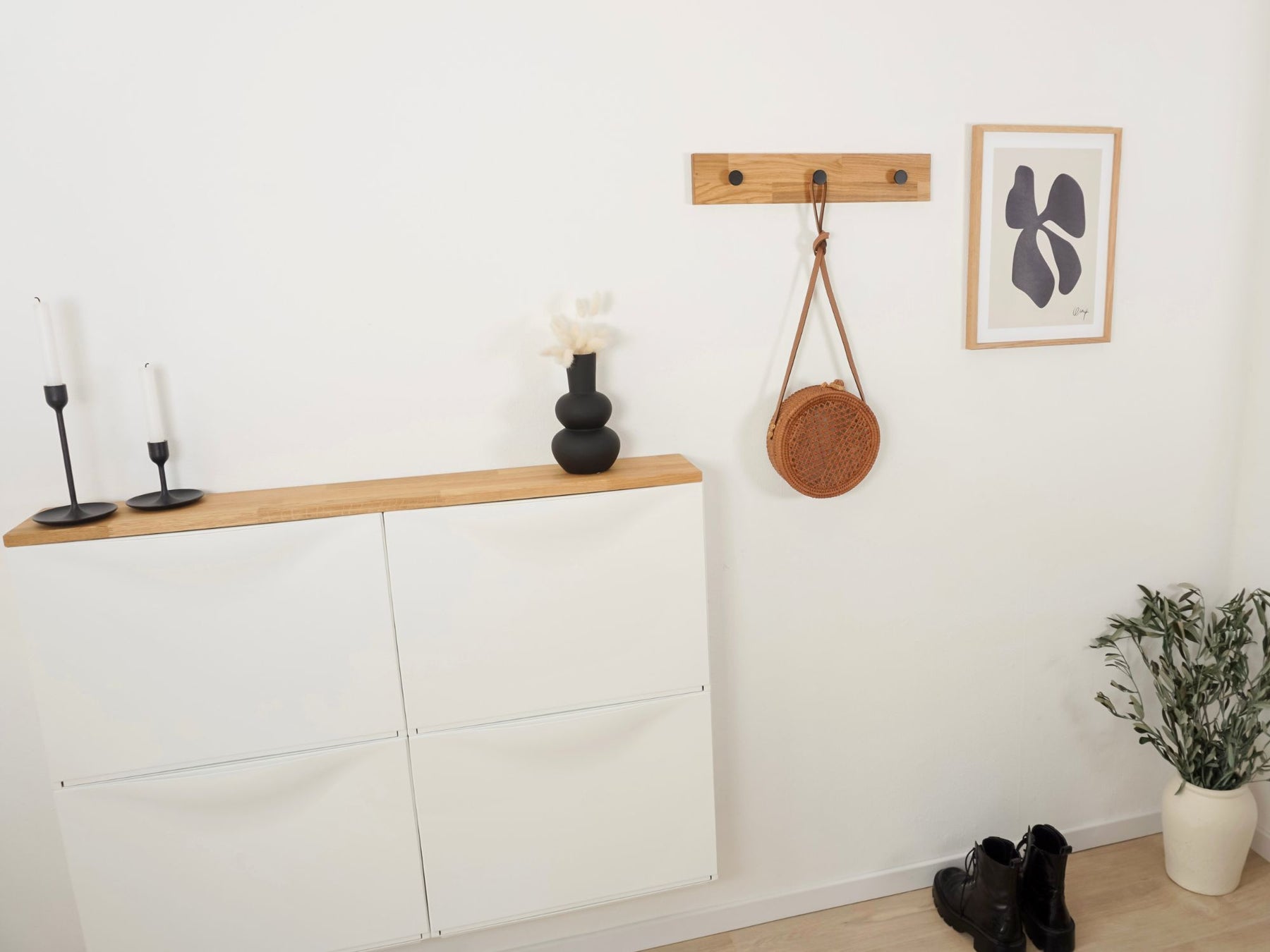 Holzplatte für IKEA Trones Schuhschrank 2 Fächer breit - OMFORMO