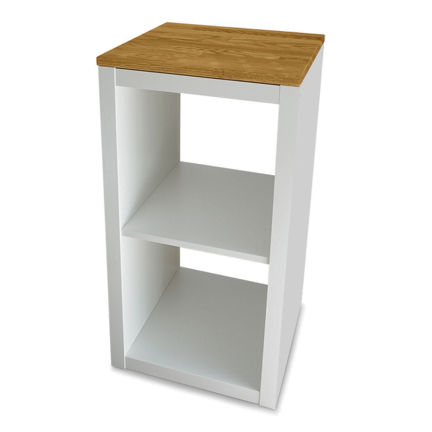 Ikea Kallax Regal, 1 Würfel mit Deckplatte Eiche Natur geölt, Stärke 19 mm