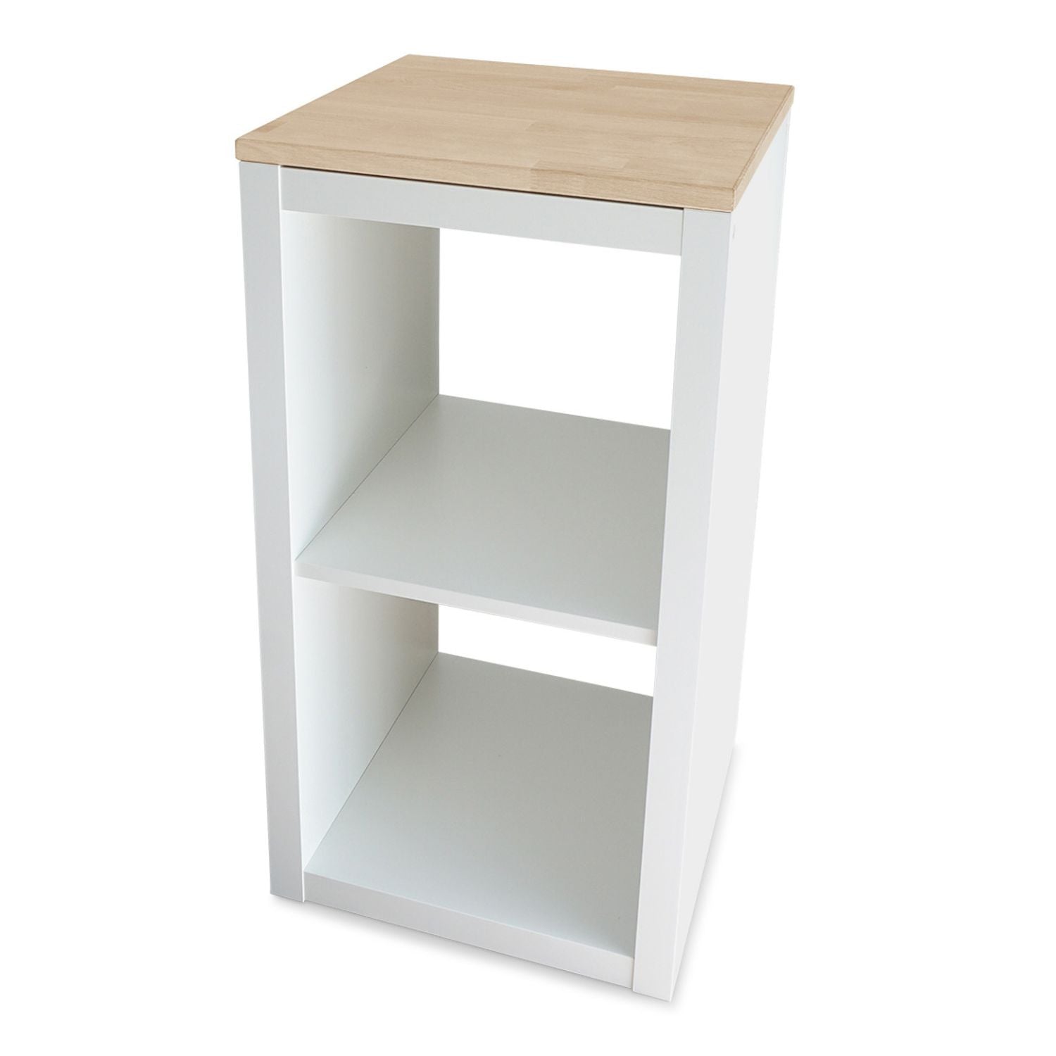 Ikea Kallax Regal 1 Würfel breit mit Deckplatte in Eiche Natur, Stärke 26 mm