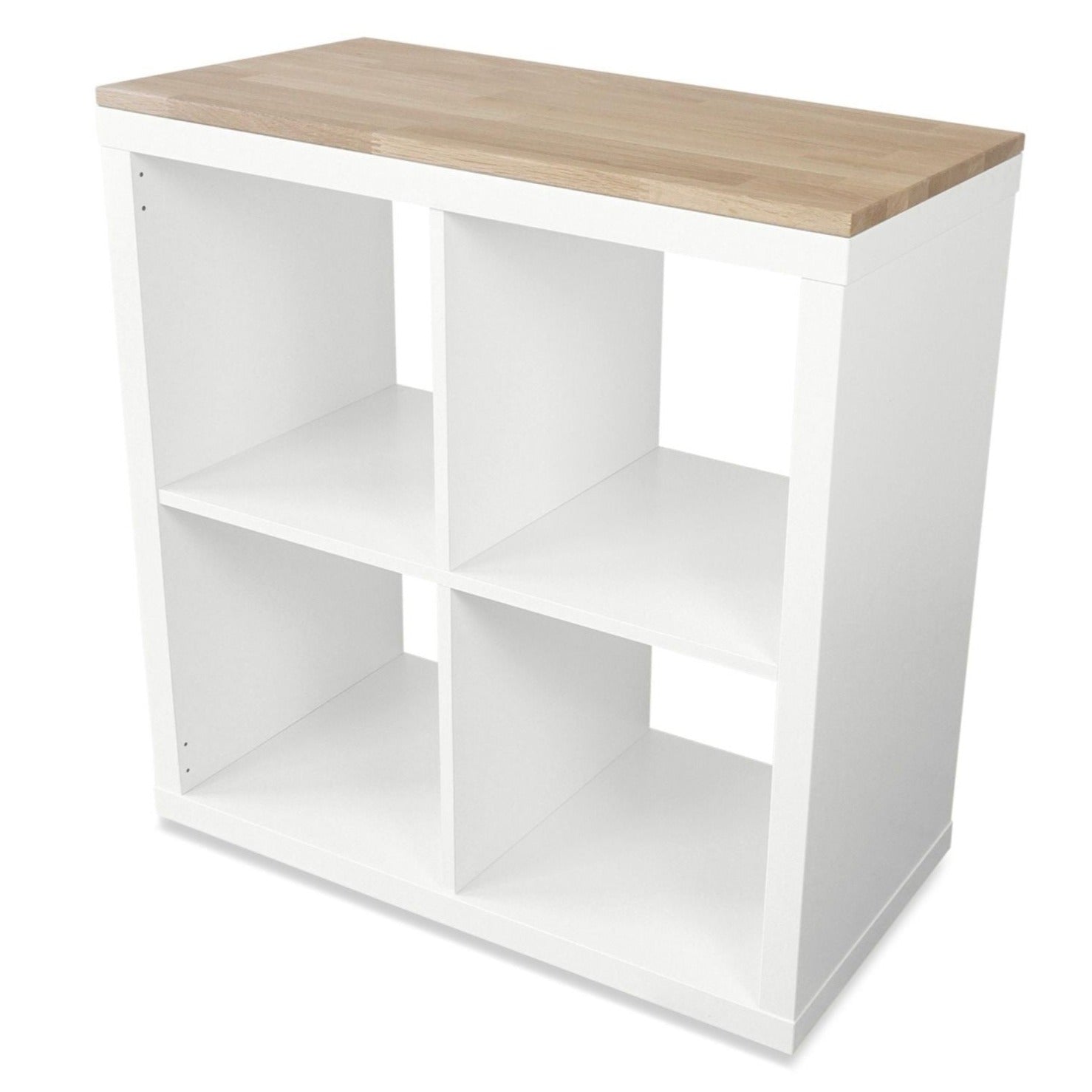 Holzplatte für IKEA Kallax Regal 2 Fächer