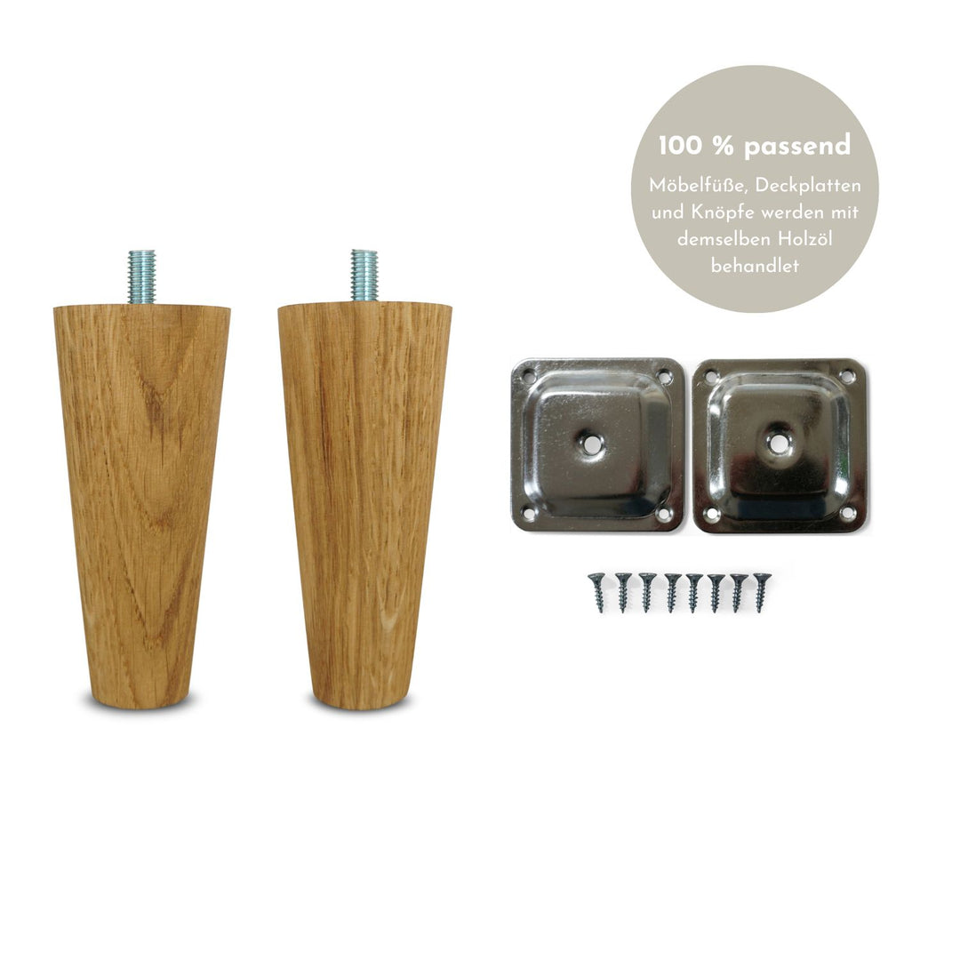 möbelfüße bambus Möbelfüße Upp 10 cm 2/4/6er Set