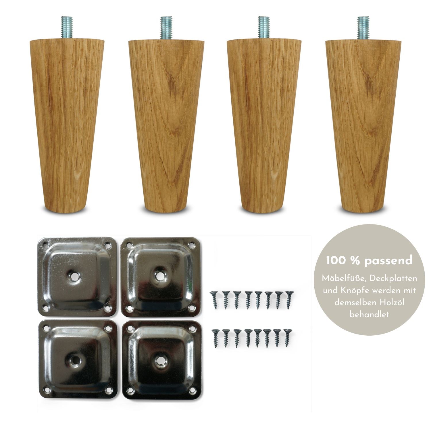 Möbelfüße Upp 10 cm 2/4/6er Set - OMFORMO