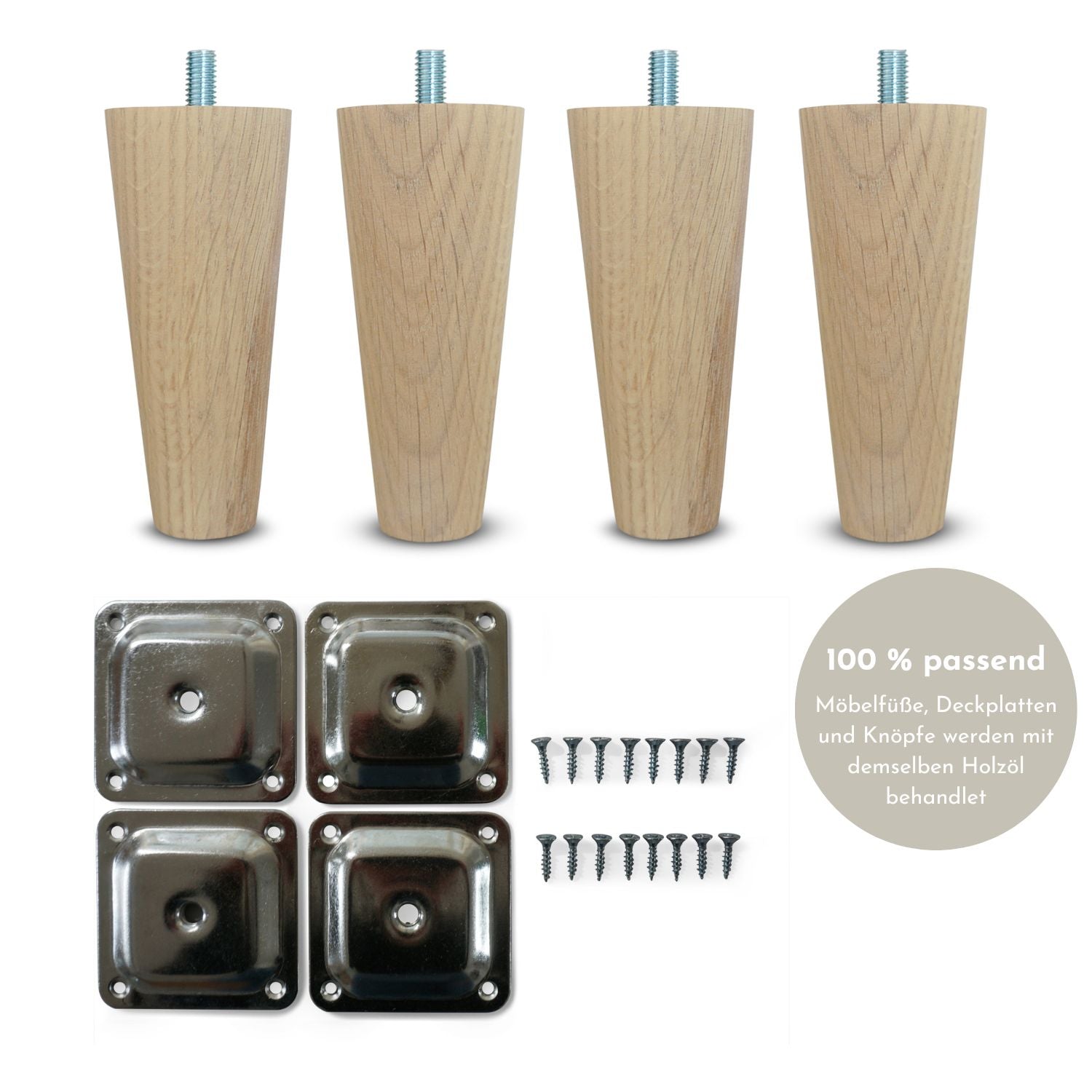 Möbelfüße Upp 10 cm 2/4/6er Set - OMFORMO