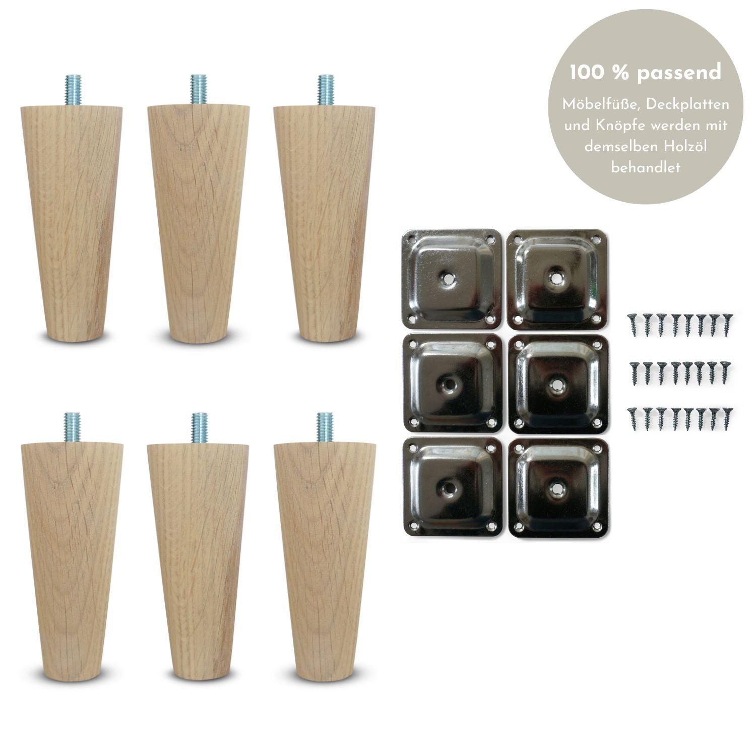 Möbelfüße Upp 10 cm 2/4/6er Set - OMFORMO